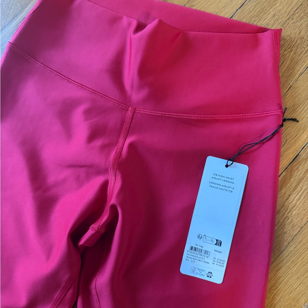 ALO Yoga Pink 7/8 High-Waist Airlift Legging